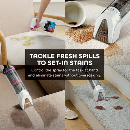 Shark StainForce Cordless Spot Cleaner, Portable Bagless Stain Remover with Self-Cleaning Function, HX100